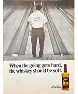CALVERT EXTRA SOFT WHISKEY- Bowling Stars-1971 Vintage Print Ad - $8.52