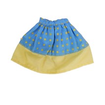 Vintage 1991 Barbie 10 Fashion Gift Set Light Blue Yellow Polka Dot Skirt 785-3 - £3.94 GBP