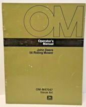 John Deere Operators Manual 56 RIDING MOWERS OM-M47047 - $12.62