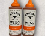 2 x Kinder&#39;s Wing Sauce &amp; Dip BUFFALO Flavor 14.2oz, BB 06/2025 - £27.17 GBP