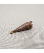 Vintage Snail Shell Pendant 2.125in Long Brown One Of a Kind - £13.95 GBP