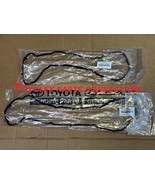 NEW GENUINE TOYOTA 11213-0A010 &amp; 11214-0A010 VALVE COVER GASKET SET 1MZF... - £31.06 GBP