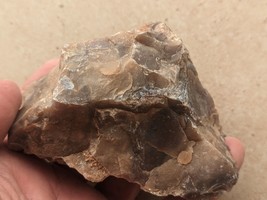 Natural MINERAL Rough Raw FLINT Ancient Stone Rock Modiin Israel #305 - $11.88