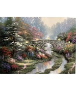Thomas Kinkade &quot;Sweetheart Gardens&quot; Brookside Hideaway. Lithograph Hand ... - $684.63 CAD