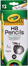 Crayola Number 2 Pencils, Back To School Supplies, 12ct Wooden Pencils,,... - £3.91 GBP