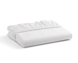 100% Cotton Percale Fitted Sheet Queen Size, White, 1 Deep Pocket Fitted... - $34.99