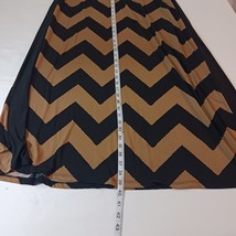 New Direction Women’s Brown & Black Elastic Waist Zig Zag Pattern Skirt Size 2X image 10