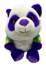 Lego Legoland Purple Panda Bear Plush 13 inch Theme Park Souvenir Aurora Stuffed - £13.97 GBP