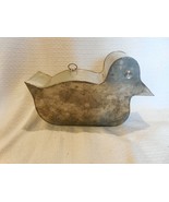 Antique Soldered Tin Duck Cake Mold - $49.45