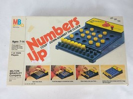 Vintage 1982 Numbers Up Game Milton Bradley Board Game Timer Works - £24.98 GBP