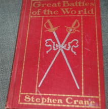 Great Battles of the World by Stephen Crane, Scarce, 1st, 1901, Illustrated by J - £99.68 GBP