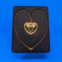 Undertale Limited Edition Heart Shaped 14K Gold Musical Locket Necklace ... - £77.31 GBP