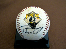 Barry Bonds Pittsburgh Pirates Rookie Signed Auto Vtg Pirates Logo Baseball Jsa - £197.21 GBP