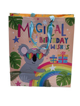 Viola Happy Birthday Magical Birthday Wishes Koala Gift Bag  12 Inches Tall - $15.72