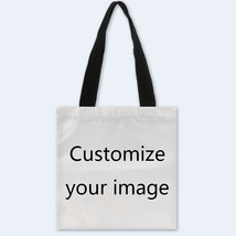 Is presley printed canvas tote bag convenient shopping bag woman bag student bag custom thumb200