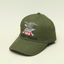 NRA Golden Eagles Adjustable Strapback Hat Cap Military Green - $8.77