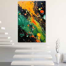 Watercolor Splash Canvas Painting Wall Art Poster Landscape Canvas Print Picture - £10.95 GBP+