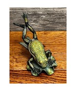 Jere Luxury Gifts Diving Frog Bejeweled Enameled Trinket Box - $58.04