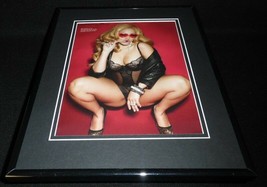 Charisse Mills 2012 Licking Lollipop in Lingerie Framed 11x14 Photo Display - £27.18 GBP