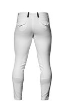 Alessandro Albanese Mens Platinum Taranto Knee Patch Breeches White 42 Regular image 2