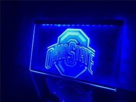 Ohio State beer bar pub 3D Led Neon Light Sign home decor wall with on/off - £20.77 GBP+