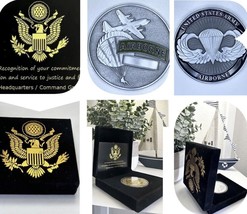 United State Army Airborne Challenge Coin. USA ARMY - £22.62 GBP