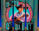 George Strait Damn Strait Cup Mug Tumbler 20oz with lid and straw - £15.75 GBP