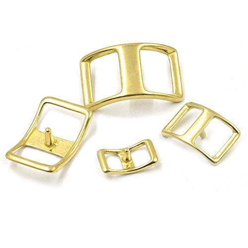 Solid Brass Conway Buckles Harness Western Horse Bridle Tack Belt 16mm