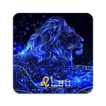 2 PCS Zodiac Leo Coasters - $14.90