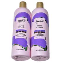 2 Pack Suave Vivid Color Shampoo Amino Acid Complex Cleanse 16.5oz - £19.42 GBP