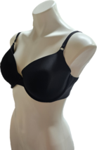 Victorias Secret Bra T-shirt Lightly Lined Demi Size 36DD Underwire Black - $15.83