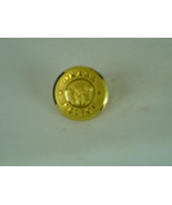 Omaha Nebraska Police Shirt Button Gold 1 inch Vintage W State Emblem Waterbury - $7.49
