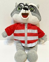 Fiesta Oliver Raccoon Plush Stuffed Animal with Red Jacket and Glasses 15 Inches - £8.35 GBP
