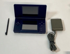 Nintendo DS Lite ENAMEL NAVY BLUE Handheld Video Game Console System USG... - £93.05 GBP