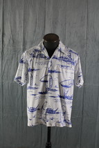 Vintage Hawaiian Shirt - Various Boat Graphics by Calabash Cuzzins - Men... - $1,047.00 MXN