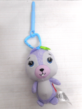 Fisher Price Doodle Bear Keychain 2013 Purple Chipmunk Plush Washable Mi... - £7.83 GBP