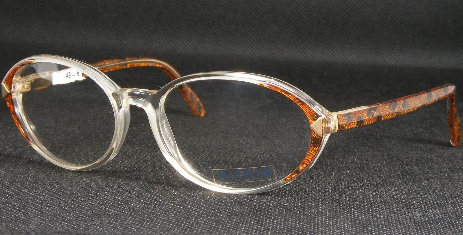Occhiali Vintage METZLER 1240 488 UNICO RARO Montatura 51-16-130 Germania - $56.43
