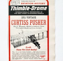 1960 LM Cox Airplane Models Advertisement Fling Tiger Curtiss Pusher DWF27 - $27.36 CAD