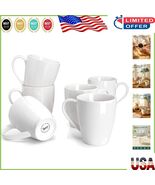 Stylish 6-Piece 16 oz Porcelain Coffee Mug Set - Ideal Gift for Any Occa... - $1,107.60 MXN