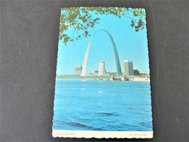 Saint Louis Skyline and Gateway Arch, Missouri - 1974 Postmarked Postcard. - £7.00 GBP