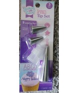 BAKED WITH LOVE* 4pc Set letters and fillers tip set Icing Coupler+Tips NEW - $5.42 CAD
