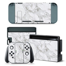 For Nintendo Switch White Pearl Console &amp; Joy-Con Controller Vinyl Skin ... - £9.40 GBP