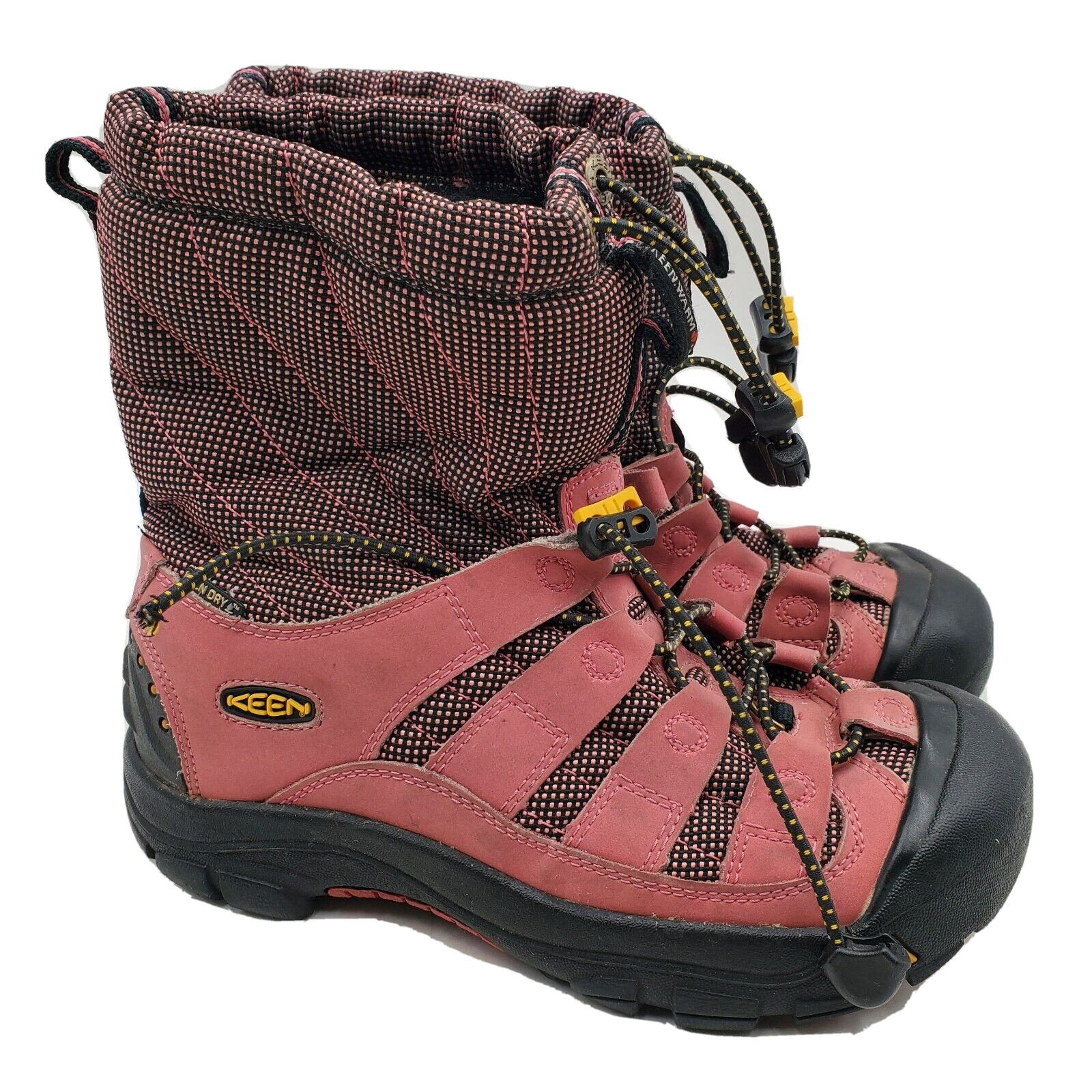 Keen Dry Winter Snow Boots Size 4 Youth Red - $34.60