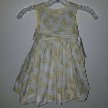 NWT Polly Flinders Dress Bloomers Tulle Yellow Butterfly Daisy 24 Months Easter - £23.70 GBP