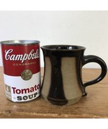 Vintage Handmade Stone Earthenware Studio Art Pottery Tea Coffee Mug Signed - £29.05 GBP