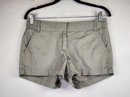 J Crew Shorts Womens 2 Gray Low Rise Broken In Chino Style Shorts - £11.62 GBP