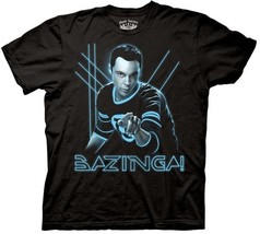 The Big Bang Theory, TRON Style Glowing Sheldon Pointing T-Shirt NEW UNWORN - $14.50