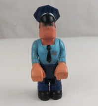 Vintage 1979 Fisher Price Husky Helpers Chief Of Police 3.5&quot; Action Figure - £3.85 GBP