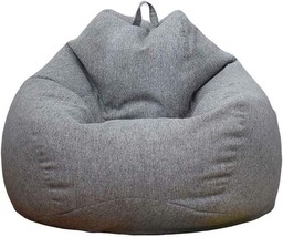 Stuffed Animal Storage Bean Bag Chair Cover (No Filler) - Stuffable Zipper - £39.28 GBP