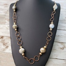 Vintage Necklace Very Unusual Long Statement Necklace - £10.27 GBP